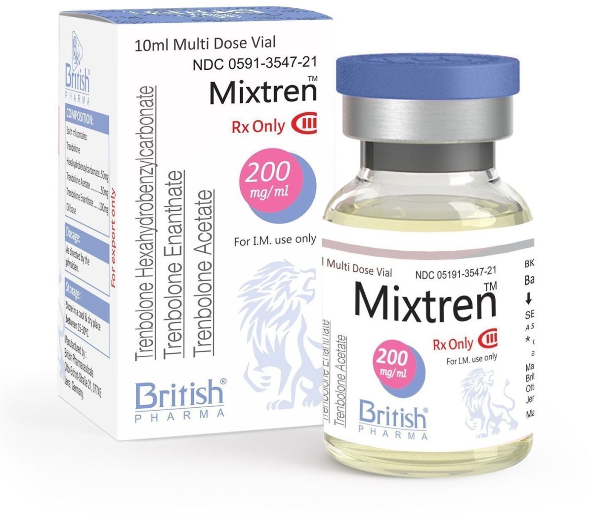 Maxtren 200mg Trenbolone Blend Injection