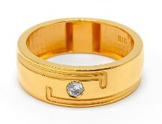 22KT New Design Gold Challa Stone