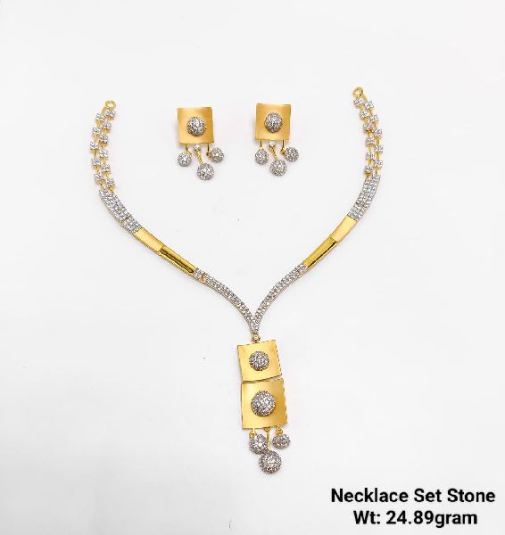 22kt New Design Gold Necklace Set