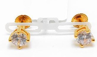 22KT New Design Gold Solitaire Tops