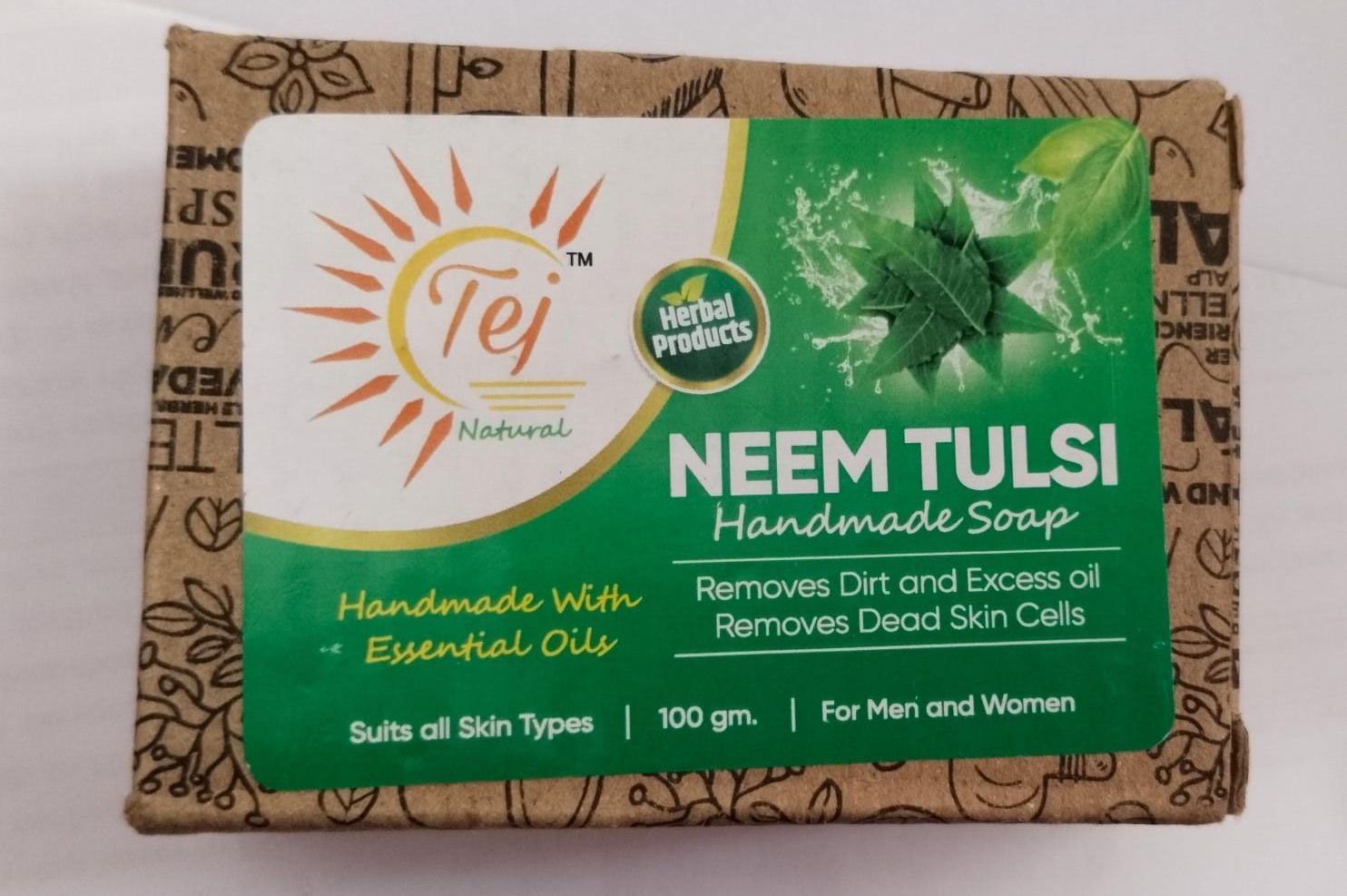 100gm Neem Tulsi Handmade Soap