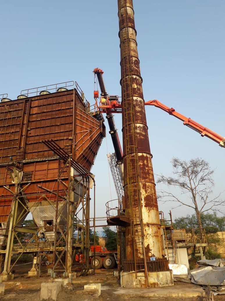 Dismantling OF Batching Plant