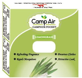 Camp Air Lemon Grass Camphor Pocket Air Freshener