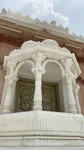 Polished Domed Religious Marble Jharokha