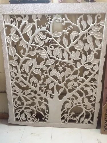 Floral Tree OF Life Carved Panel