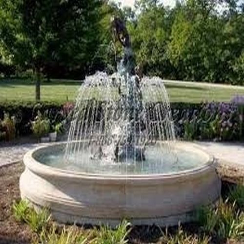 Cast Stone Or Concrete Jet Arch Garden Fountain Statue