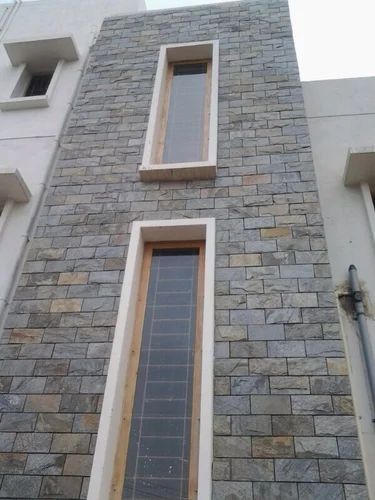 Rectangular Multi Tone Stone Cladding