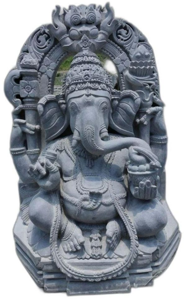 Sandstone Multi Arm Ganesha Statue