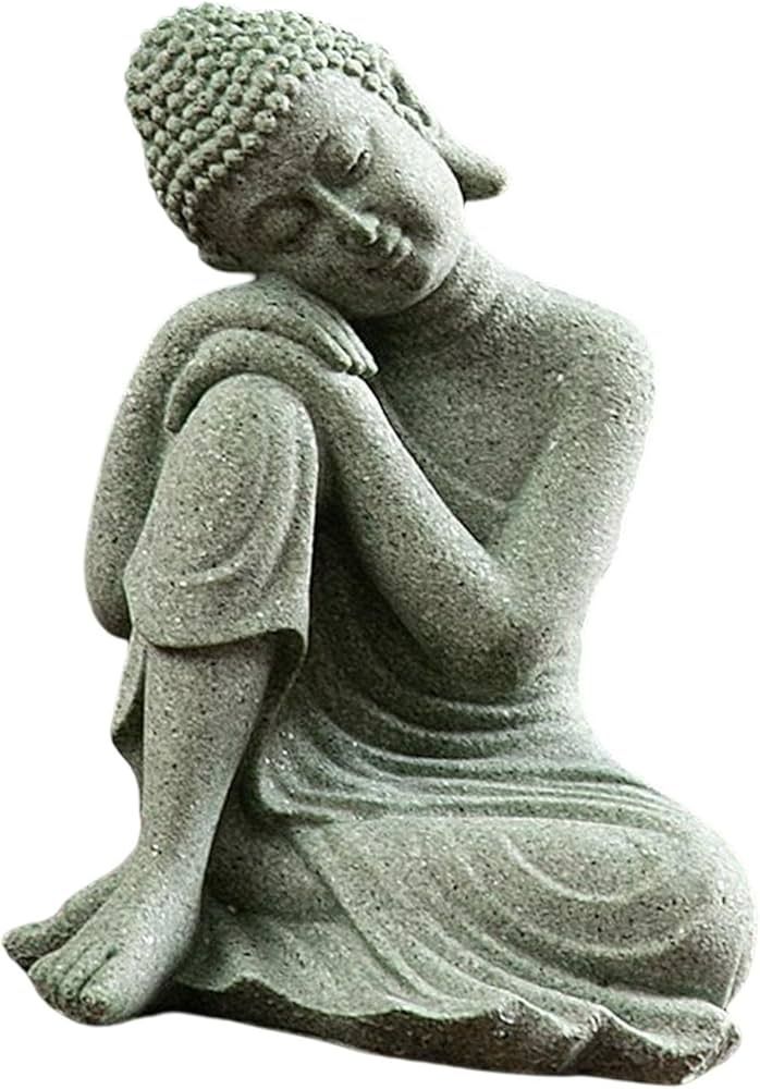 Sandstone Resting Pose Buddha Statue