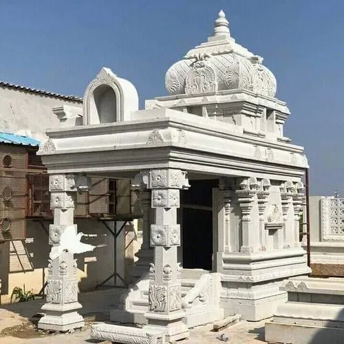 White Stone Pillar Dome Temple