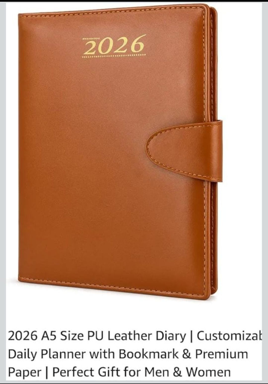 Designer Leather Diary