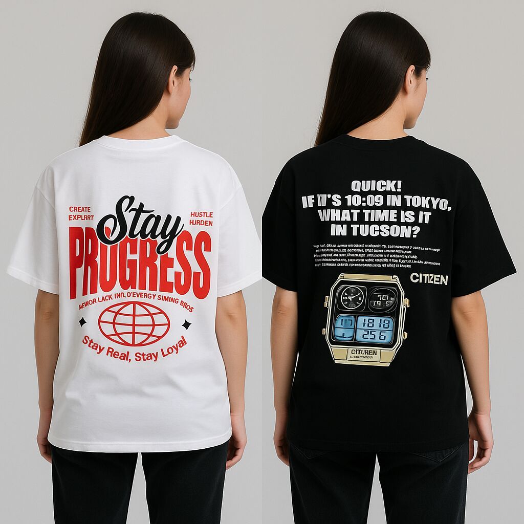 Graphic Print Oversized T Shirt