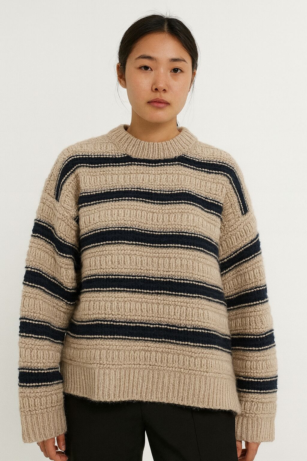 Striped Knitted Sweater