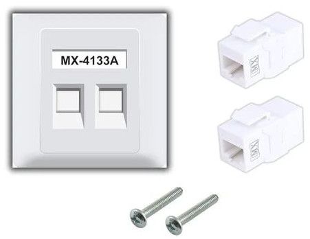 Cat E  6  6A Fiber Face Plate