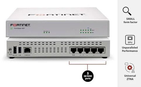 Fortinet Fortigate FG-40F Network Security Device