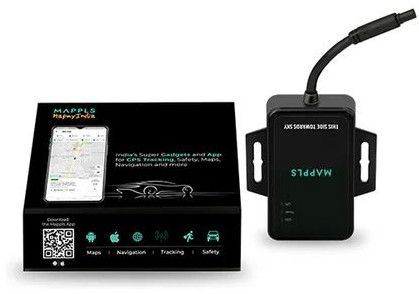 Plastic LX10 Vehicle GPS Tracker, Color : Black