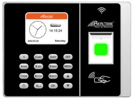 Realtime RS9N Attendance Biometric System, Color : Black