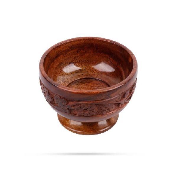 Plain Wooden Base Bowl, Brand Name : Giri, Weight : 0.145kg