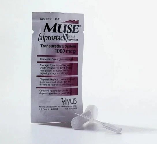 Muse Alprostadil 500 Mcg Suppository