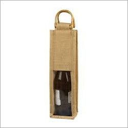 jute wine bottle carry window bag