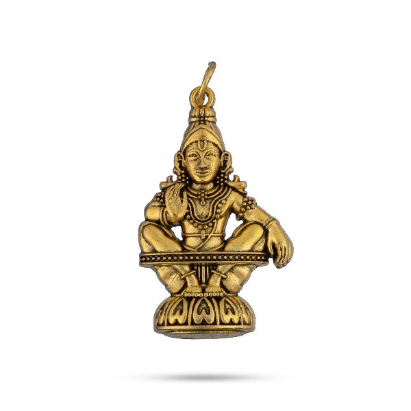Ayyappa Dollar Brass Statue