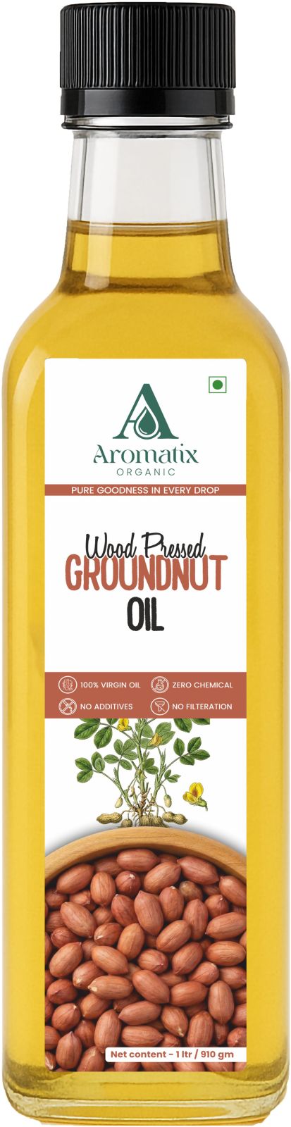 Wood Pressed Groundnut Oil
