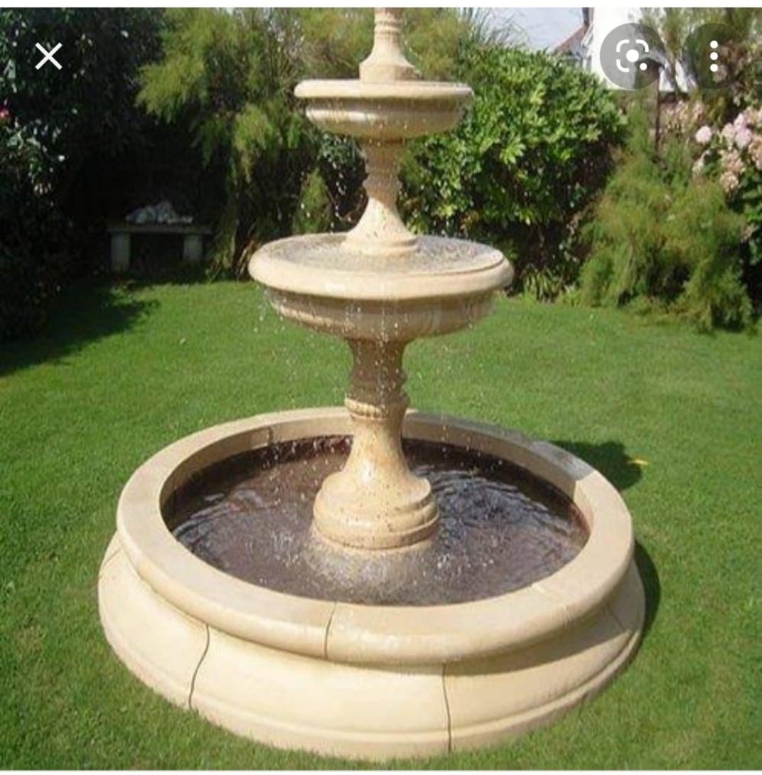 9 Feet Sandstone Fountain
