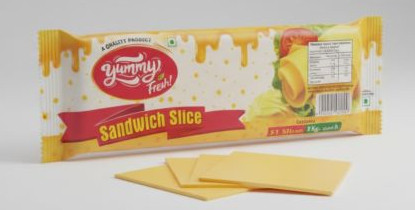 Cheese Slices, Color : Yellow for Human Consumption