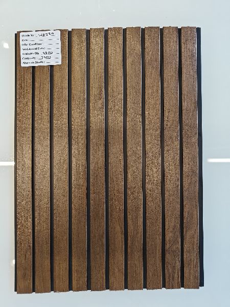 Dark Brown WPC Wall Panel, Shape : Rectangular, Finishing : Polished
