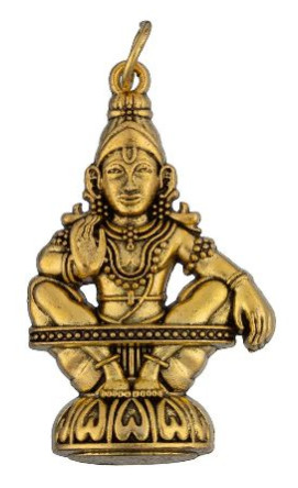 Polished Printed Ayyappa Dollar - Brass Statue, Brand Name : Giri