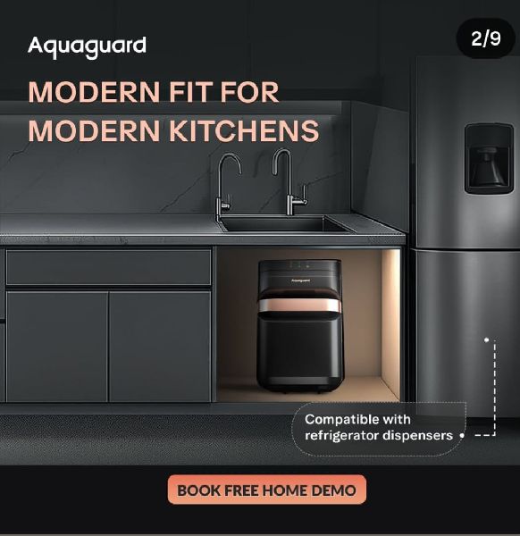 Electric Aquaguard Designo RO+UV Utc Water Purifier