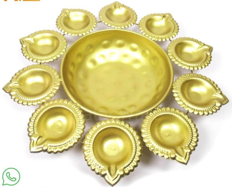 flower-shaped Golden Urli Bowl