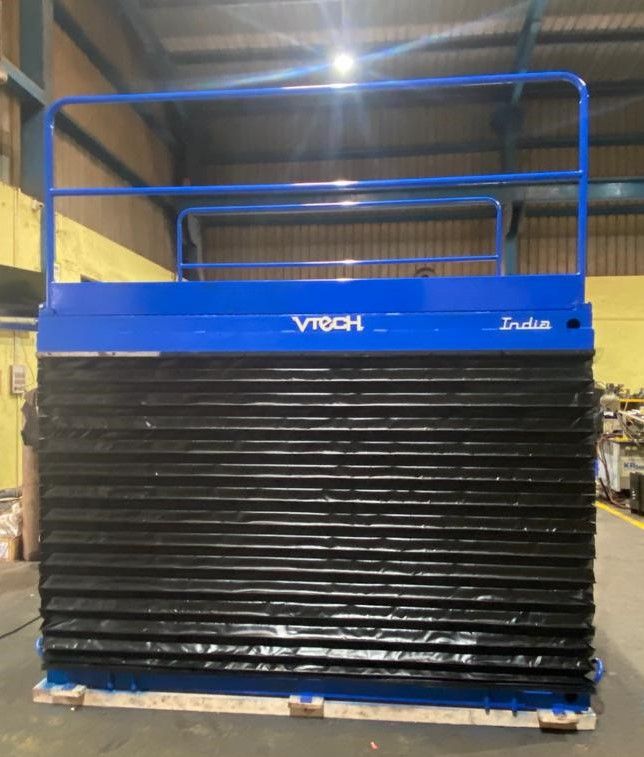 Pit Mounted Scissor Lift With Bellows