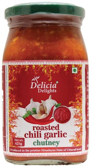Roasted Chilli Garlic Chutney