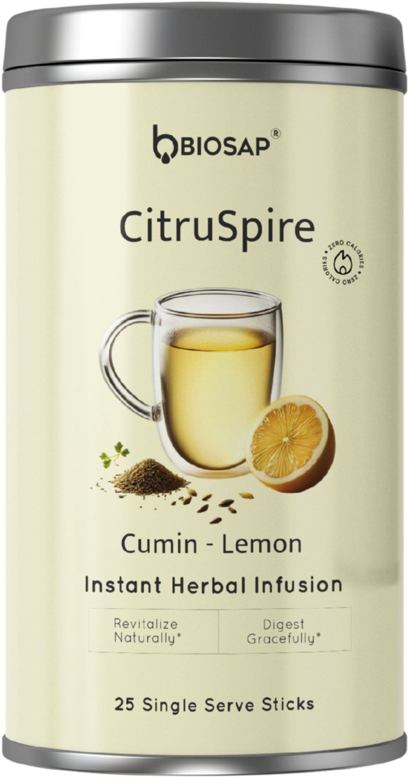 Lemon Cumin Instant Herbal Tea