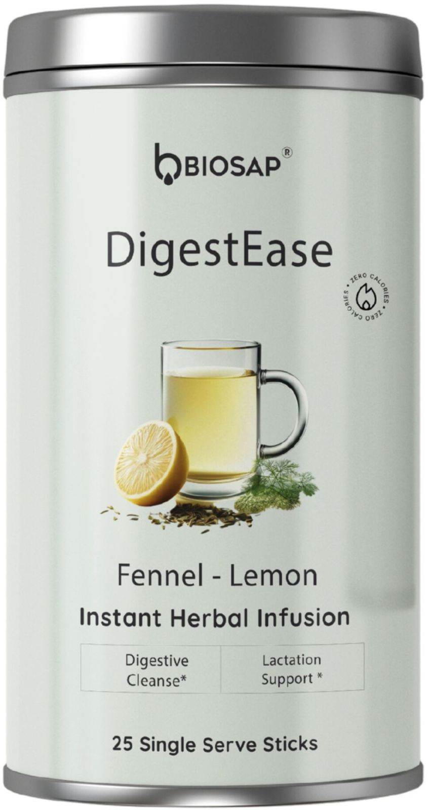 Lemon Fennel Instant Herbal Tea