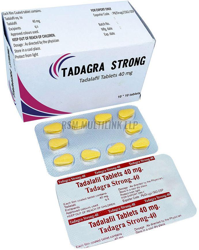 Tadagra Strong 40mg Tablets (Tadalafil 40mg )