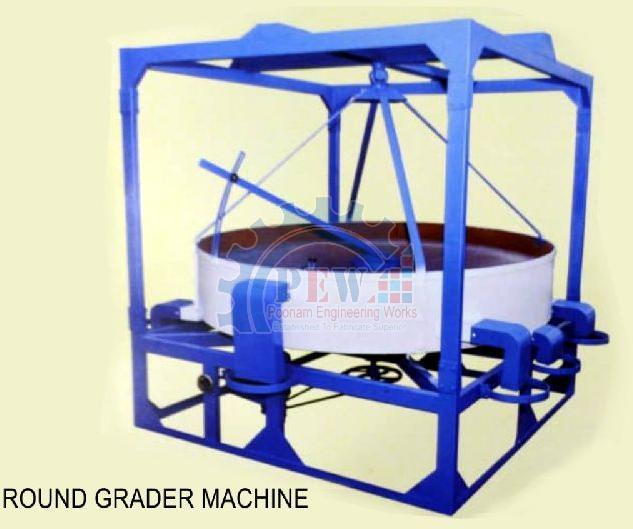 Mild Steel Round Grader Machine, Capacity : 300-450 Kg