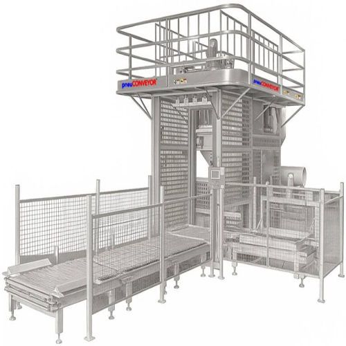 Stainless Steel / Mild Steel Automatic Bag Cutting Emptying Machine