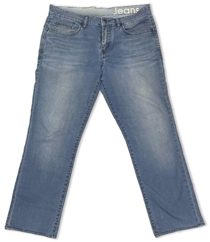 Blue straight-fit Denim Jeans