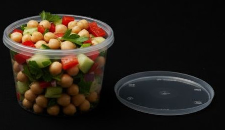 500 Ml Plastic Food Container - Round(Tall)