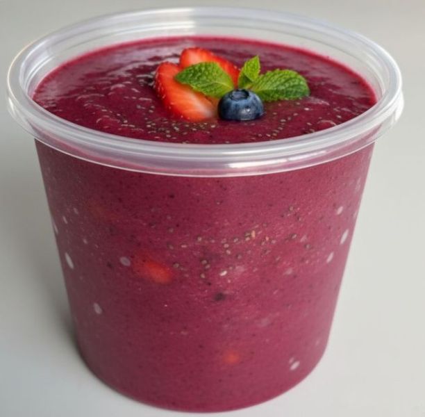 750 Ml Plastic Food Container - Round(Tall)