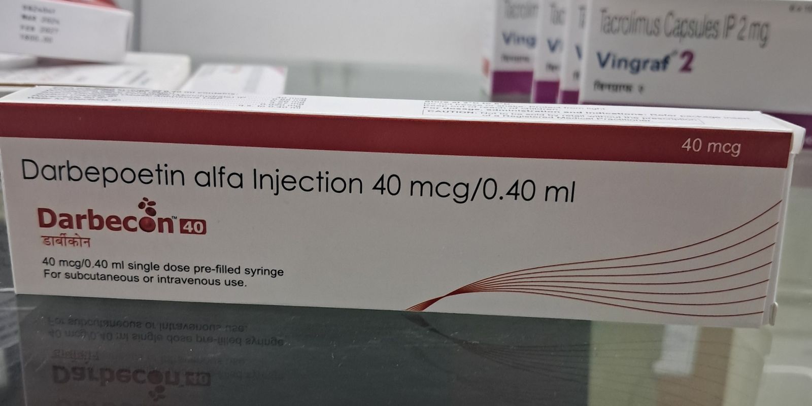 Darbecon 40mcg Darbepoetin ALFA Injection