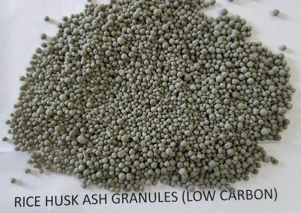 Low Carbon Rice Husk Ash Granules