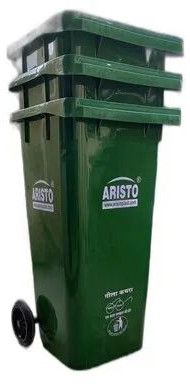 120 Litre Wheeled Garbage Dustbin And Trash Can