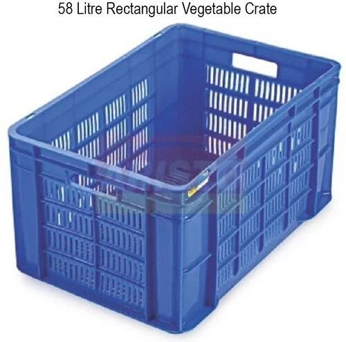 58 Litre Rectangular Vegetable Crate, Brand Name : Aristocrate