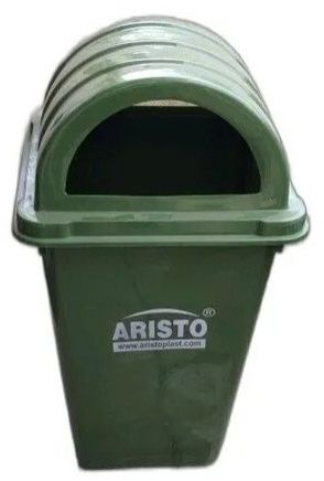 PVC Plastic 80 Litre Aristo Garbage Waste Dustbin, Color : Green