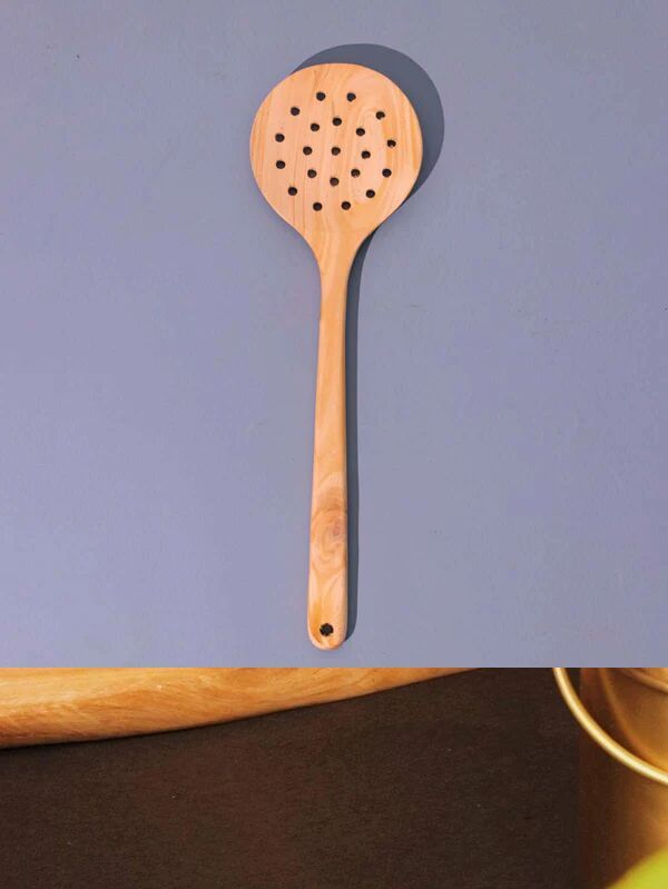 Neem Wood Ladle - Skimmer