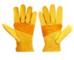 Glove Yellow Grain Leather Driver, Gender : Unisex
