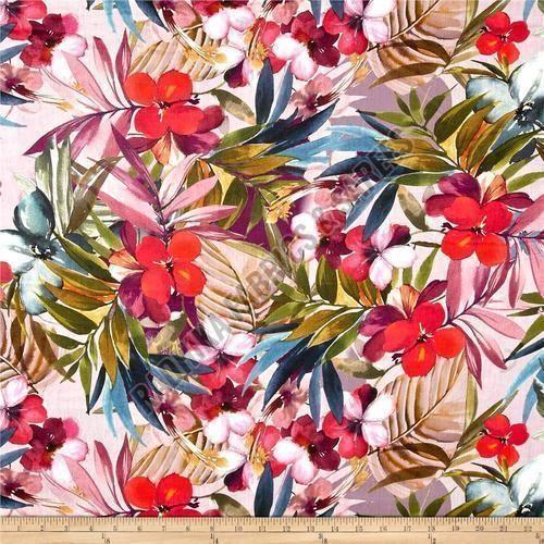 Fancy Polyester Fabric, Color : Multicolor